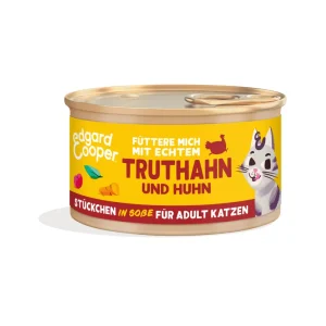 Edgard & Cooper Adult Stückchen Truthahn und Huhn 85 g Solange Der Vorrat Reicht
